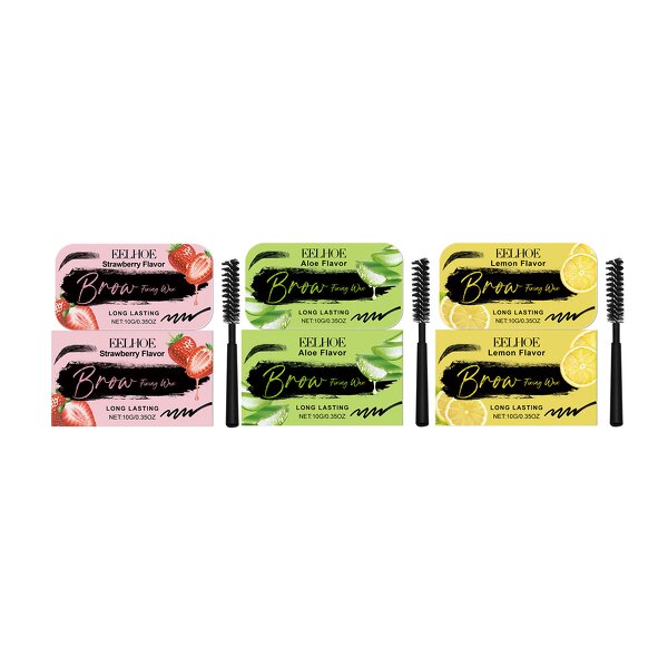Brow Fixing Wax - OEM 10g Strawberry Lemon Aloe CPNP EU EC REP Certified