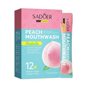 Mouthwash Manufacturer - OEM SADOER 20ML Mint Lemon Peach Travel Fresh Breath