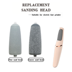Foot Grinder Heads - Quartz Sand Replacement Rollers Smooth Feet Callus Remover