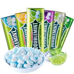 Press Mint Candy - WRIGLEYSS Sugar Free Various Flavors Fresh Breath Kiss Tablet