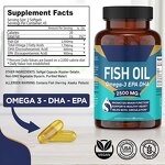 Omega 3 Softgels - Vegan EPA DHA Fatty Acid Supplement for Men Women