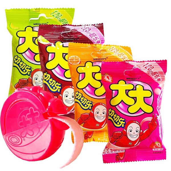 Chewing Roll Gum - Strawberry Orange Cola Cantaloupe Kids Leisure Bubble Gum