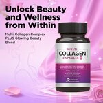 Multi Collagen Capsules - OEM Private Label Organic Vegan Adult Skin Beauty Supplement