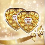 Dark Chocolate - Halal OEM Private Label 16pcs Box Valentines Crispy Ball