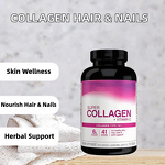 Collagen Tablets - Super Type I III Vitamin C Skin Hair Nails Health Supplement