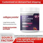 Collagen Peptides Powder - Hydrolyzed Types I II III IV V Skin Whitening Supplement