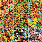 Stone Chocolate - Exotic Snacks Crispy Colorful Rock Shapes Bulk Chocolate Candy