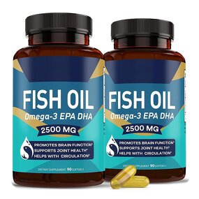 Omega 3 Softgels - Vegan EPA DHA Fatty Acid Supplement for Men Women