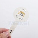 Seal Labels Factory - Embossed Logo Gold Foil Fast Food Box Round Waterproof Sticker
