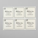Custom Paper Labels - Die Cut Textured Linen Paper Printing Custom Sticker Sheet