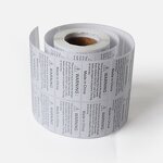 Suffocation Warning Labels - 50x50mm Packaging Poly Bag Adhesive Sticker Roll