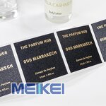 Rough Texture Labels - Custom Made Gold Foil Stamp Branding Perfume Bottle Sticker