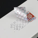 Warranty Void Sticker - Multiple Processes Full Half-Transfer Logistics Security