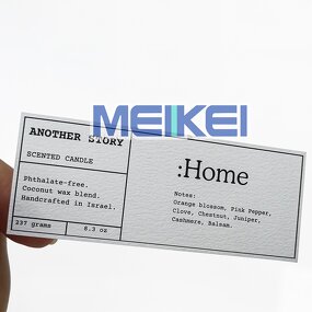 Perfume Bottle Sticker - Luxury Printer Custom Logo Textured Paper Perfume Label