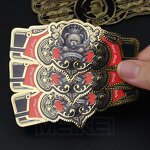 Luxury Cigar Labels - Custom Eco-friendly Art Paper 24K Gold Stamp 3D Embossed