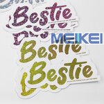 Holographic Sticker - Logo Printing Glossy Vinyl Waterproof Die Cut Adhesive Custom