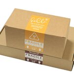 Box Sealing Sticker - Waterproof Custom Shipping Security Seal Thank You Gift