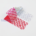 Tamper Evident Label - Half-Transfer Security Void Sticker Customs Box Packaging