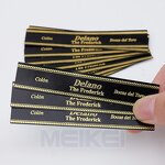 Cigar Band Ring - Personal Brand Gold Foil 3D Embossed 160g Glossy White Paper