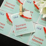 Custom Paper Labels - Die Cut Textured Linen Paper Printing Custom Sticker Sheet