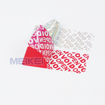 Tamper-evident Labels - Waterproof Half-transfer Gold Foil Pharmaceuticals Warranty