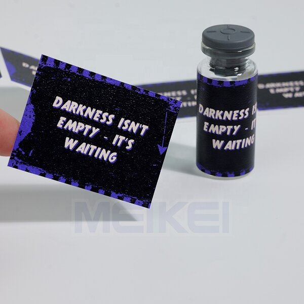 Peptide Bottle Labels - Custom Logo Luxury Paper Offset Printing Vial Packaging Sticker