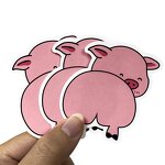 Cartoon Die Cut Sticker - Hot Sale Custom Decoration UV Production Outdoor Waterproof