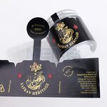 Honey Label Stickers - Custom Logo Gold Foil High Quality Textured Paper Printing