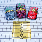 Fruit Label Sticker - Custom Seal Gold Foil Stamp Food Safety Vegetables Fruit Sticker