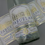 Wine Label Rolls - Gold Foil White Textured 3D Relief Moisture Proof Fridge Suitable