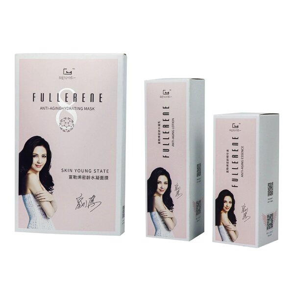 Perfume Cosmetic Box - Eco Friendly Recycled Emboss Silver Foil Stamping Custom Logo