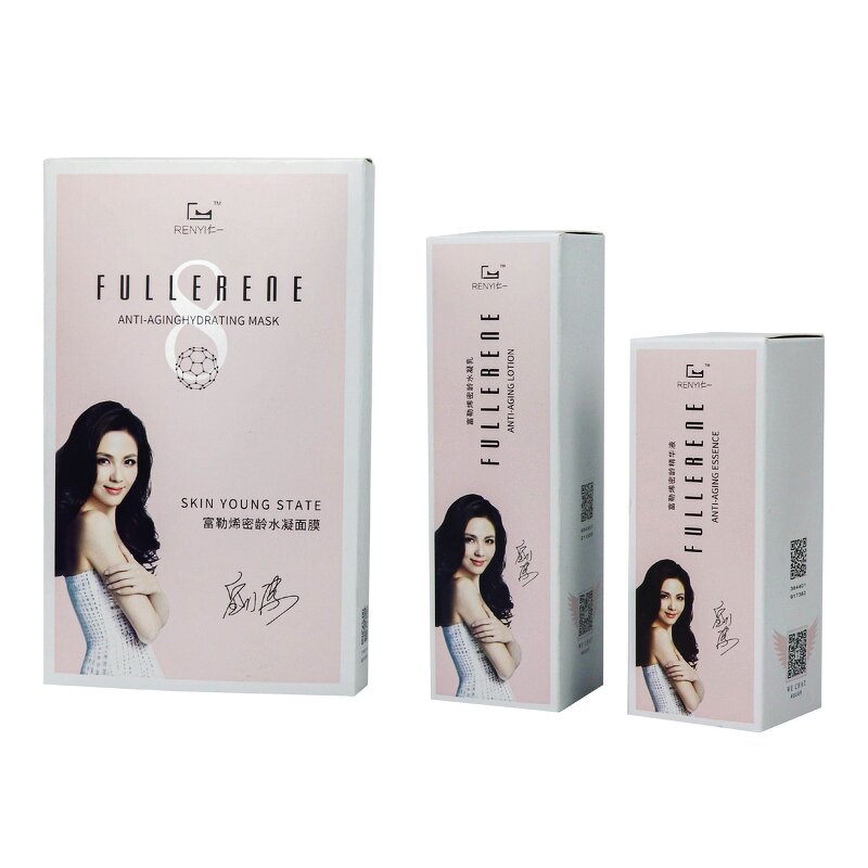 Perfume Cosmetic Box - Eco Friendly Recycled Emboss Silver Foil Stamping Custom Logo