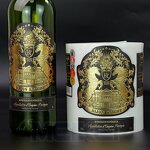 Vodka Liquor Labels - Spot UV Multi Layer 3D Gold Durable Texture Paper Waterproof