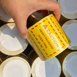 Team Lift Stickers - 1000pcs Rolls Waterproof Adhesive Warehouse Transport Warning