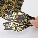 Red Cigar Band - Foil Embossed Logo 128grams Paper Golf Foil Hot Sale Cigar Label