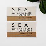 Wood Texture Candle Labels - Hot Sale Full Foil Stamping Embossed Logo Printing