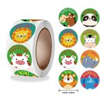 Kids Reward Stickers - 500PCS Assorted 8 Designs Motivational Toy Encouraging