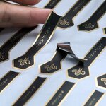 Dissolvable Food Labels - Custom Printing Easy Tear Cake Box Seal Sticker Packaging