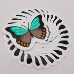 Glitter Die Cut Sticker - UV Waterproof Hot Sale Outdoor Cartoon Vinyl PVC Decoration