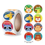 Kids Reward Stickers - 500PCS Assorted 8 Designs Motivational Toy Encouraging
