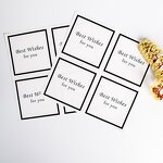 Sticker Sheet Factory - Custom Print Best Wishes Gift for You Adhesive Sticker