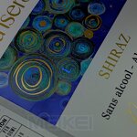 Liquor Bottle Labels - Luxury Texture Paper Multi Layer Gold Stamping Embossed Custom Logo