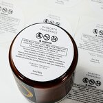 Candle Warning Labels - Custom Logo Round Heat Resistant Wax Melt Safety Sticker