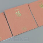 PU Leather Labels - Waterproof Gold Foil Adhesive Custom Logo for Jar Bottle Stickers