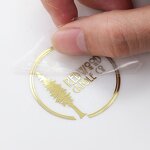 Metal Transfer Label - Silver Rose 3D Gift Boxes Anti-Scratched UV Transfer Sticker