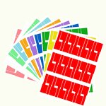 Cable Tags Labels - Waterproof A4 Wire Management Printable Cord Write on Stickers