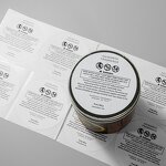 Candle Warning Labels - Custom Logo Round Heat Resistant Wax Melt Safety Sticker