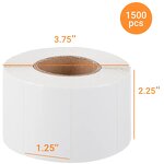 Thermal Label Roll - Waterproof 2.25 X 1.25 Inch Barcode UPC Shipping Sticker