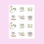 Round Die Cut Sticker - Custom Printing Decorative Glossy Paper Happy Birthday Sheet