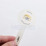 Honey Label Stickers - Custom Logo Gold Foil High Quality Textured Paper Printing